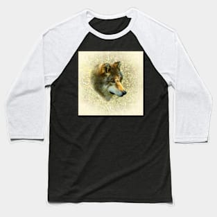 Wolf portrait Baseball T-Shirt